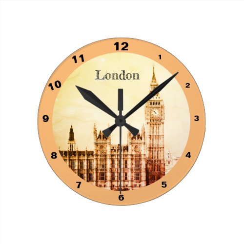 Rustic Big Ben Clock &amp; London - Westminster