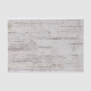 Rustic Birch Tree Aged Gray Wood Texture Wedding Tissue Paper