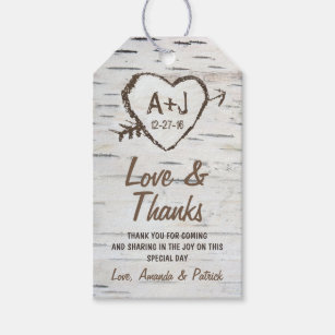 wedding favor tags zazzle