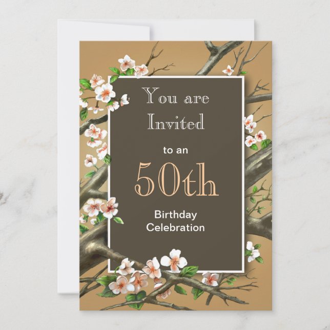Rustic Birthday Party Invitation (Front)