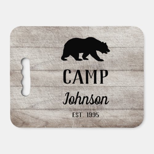 Rustic Black Bear Family Camp Canoe Pad