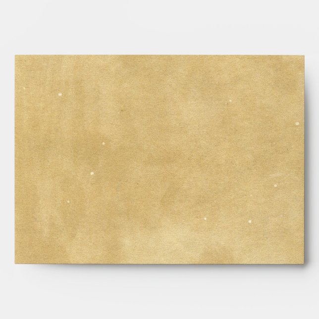 Rustic Blank Antique Aged Old Paper Background Envelope (Front)