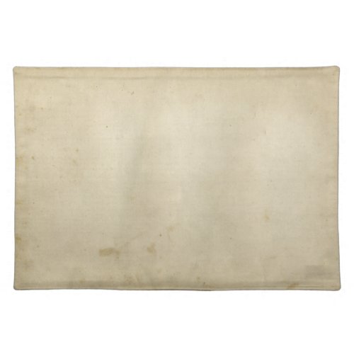 Rustic Blank Antique Stained Paper Inspired Cloth Placemat