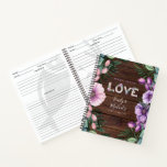 Rustic Bloom Custom Recipe Journal Wedding Gift<br><div class="desc">Wonderful rustic themed,  notebook,  journal recipe book. Add a name and message to create a wonderful unique personalized family recipe keepsake. Hand it down through the generations.</div>