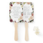 Rustic Bloom Wedding Program