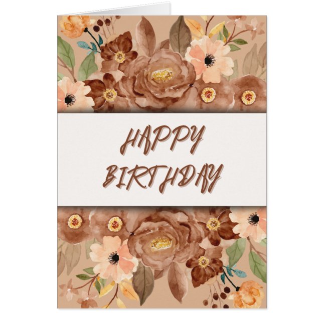 Rustic Blooms  Cards (Front)