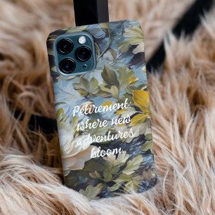 Rustic Blooms Custom Retirement Gifts for Her iPhone 15 Case
