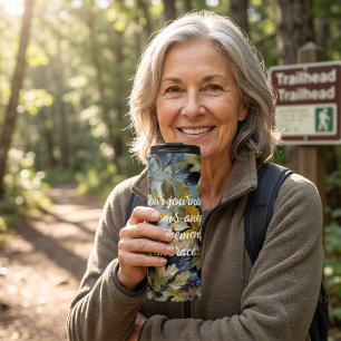 Rustic Blooms Custom Retirement Gifts for Her Thermal Tumbler