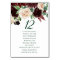 Rustic Blooms | Terracotta Marsala Red Guest Names