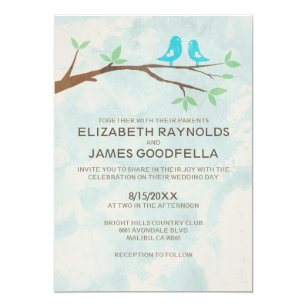 Bluebird Wedding Invitations 3