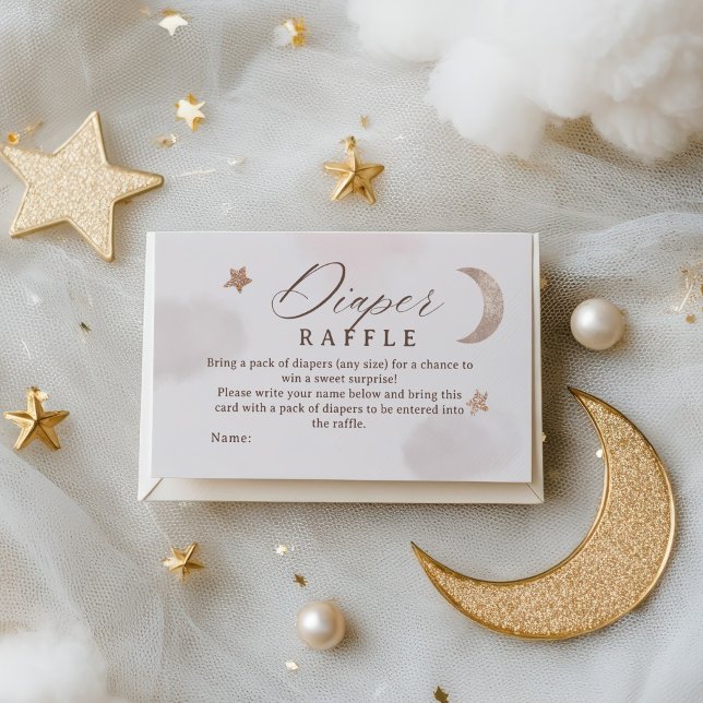 Rustic Blue Jean Denim Diaper Raffle Baby Shower Enclosure Card (Rustic Blue Jean Denim Diaper Raffle Baby Shower Enclosure Card)