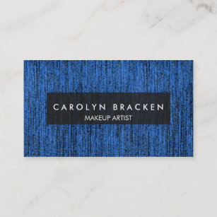 Rustic Blue Rope Pattern Business Card