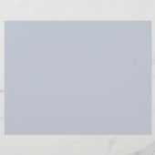 Rustic Blue Winter Floral Wedding (Back)