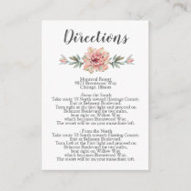 Rustic Blush Cacti Botanical Nature Desert Wedding Enclosure Card