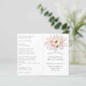 Rustic Blush Pink Floral Sage Wedding (Standing Front)