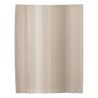 Rustic Blush Pink Gray Mauve Abstract Stripe Duvet Cover