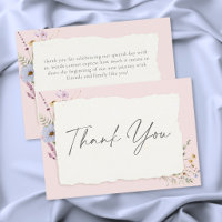 Rustic Blush Pink Romantic Wildflower Wedding