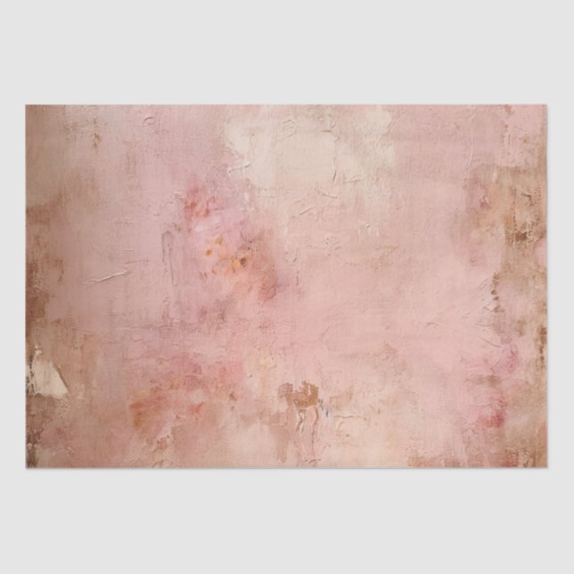 Rustic Blush Pink Tissue Paper (Front)