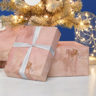 Rustic Blush Pink Wrapping Paper