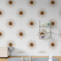 Rustic Bohemian Boho Sun Wallpaper