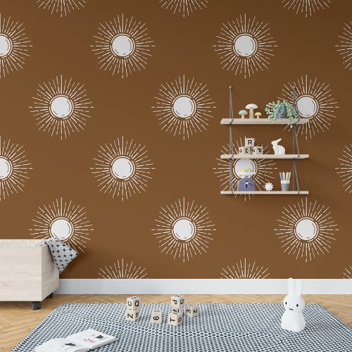 Rustic Bohemian Boho Sun Wallpaper