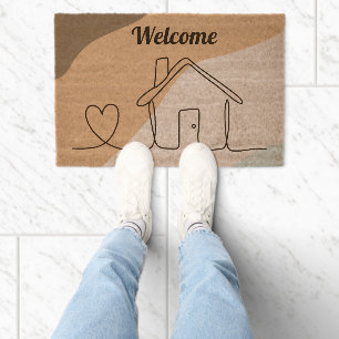 rustic, bohemian, country, moroccan, elegant, trad fiber doormat