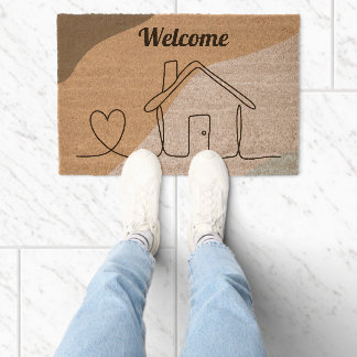 rustic, bohemian, country, moroccan, elegant, trad fiber doormat