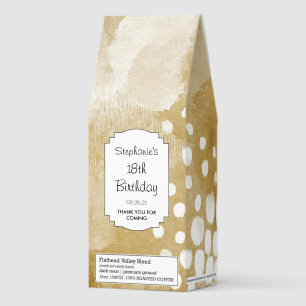 Rustic Boho Abstract Textured Pattern -Earthy Tone Roasted Coffee