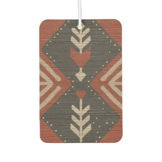 Rustic Boho Air Freshener Terracotta Print