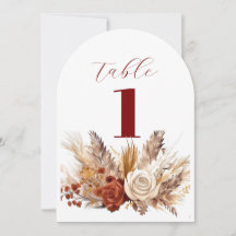 Rustic Boho Autumn Flowers Tabletop Sign