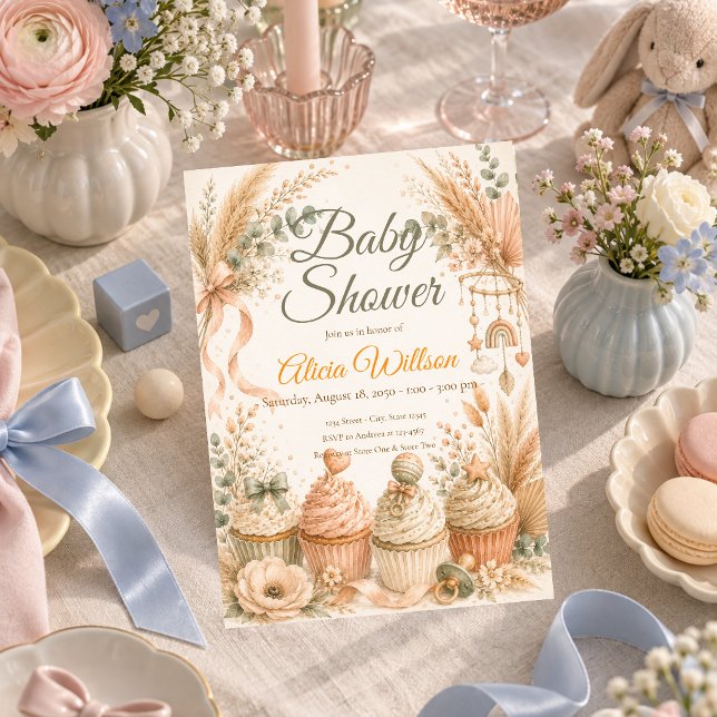Rustic Boho Baby Shower Invitation (Creator Uploaded)