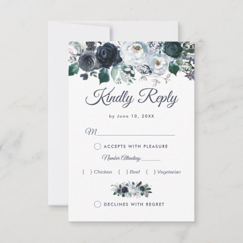 Rustic Boho Blue Floral Wedding RSVP with Menu - Bohemian wedding response cards featuring a classy chic white background that can be changed to any color, a rustic blue watercolor floral display, and a modern wedding rsvp template with a menu option.

For further personalization, please click the "Customize it" button to modify this template. All text style, colors, and sizes can be modified to suit your needs. You will find other matching wedding items at my store www.zazzle.com/special_stationery, however if you can’t find what you are looking for please contact me.