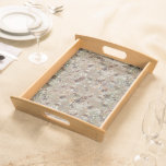 Rustic Boho Christmas Pine Farmhouse Pattern  Serving Tray