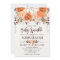 Rustic Boho Floral Autumn Baby Sprinkle Invitation