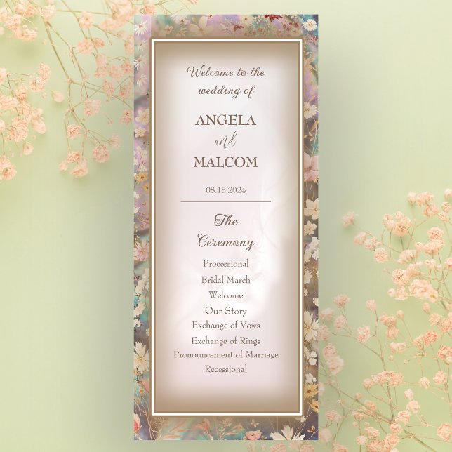 Rustic Boho Floral Wedding Flat Program (Creator Uploaded)