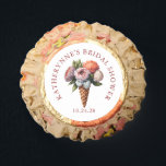 Rustic Boho Ice Cream Floral Bridal Shower Reese's Peanut Butter Cups<br><div class="desc">Modern Rustic yet Elegant Boho Ice Cream Bridal Shower Peanut Butter Cups featuring your custom details around a stunning watercolor floral ice cream waffle cone with peonies, succulents, and desert flowers! Perfect for your elegant or vintage affair. Please contact us at cedarandstring@gmail.com if you need assistance with the design or...</div>