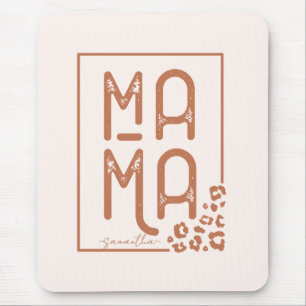 Rustic Boho Mama Mouse Pad