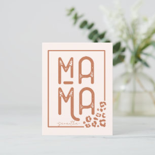 Rustic Boho Mama Postcard