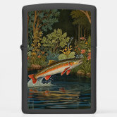 Rainbow Trout Fishing Zippo Lighter | Zazzle