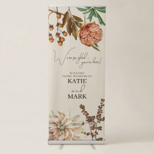 Rustic Boho Welcome To Our Wedding Sign Banner