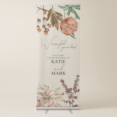 Rustic Boho Welcome To Our Wedding Sign Banner