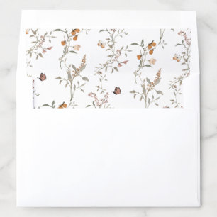 Rustic Boho Wildflower Envelope Liner