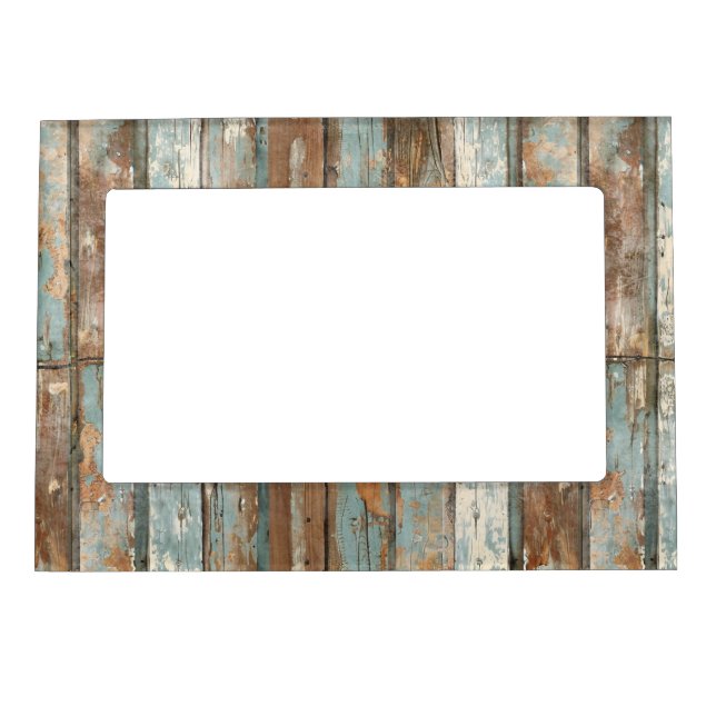 Rustic Boho Wood  Magnetic Frame (Front)