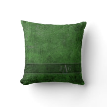 Rustic Book Cover Cushion In Emerald Green