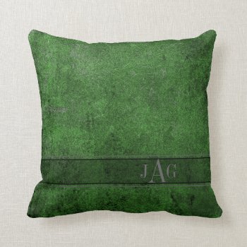 Rustic Book Cover Cushion In Emerald Green by OldArtReborn at Zazzle