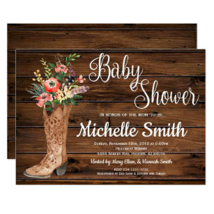 Western Bridal Shower Invitations 10