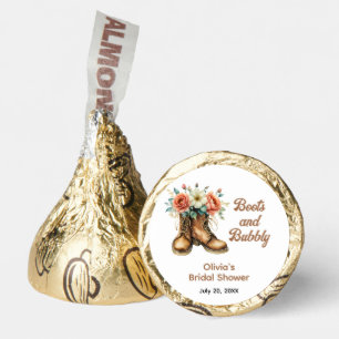 Rustic Boots and Bubbly Western Bridal Shower Hershey®'s Kisses®