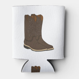 Rustic Boots Can Cooler