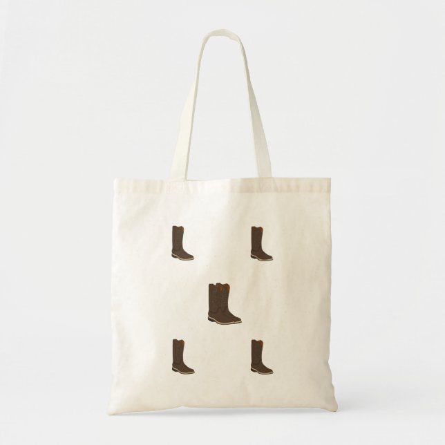 Rustic Boots Tote Bag (Front)