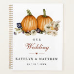 Rustic Botanical Autumn Pumpkin Fall Wedding Planner<br><div class="desc">Rustic Botanical Autumn Pumpkin Fall Wedding Planner. All the texts are pre-arranged for you to personalize easily and quickly with your own details.</div>